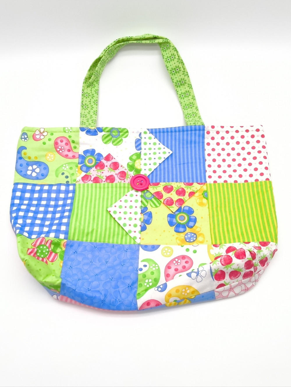 Patchwork Fabric Tote Bag